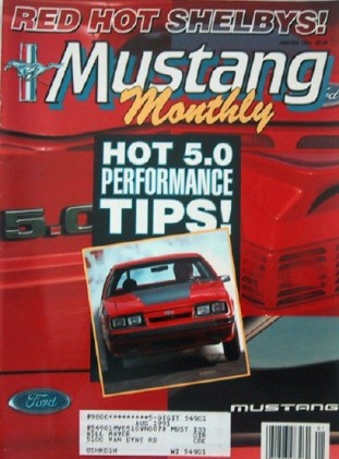 MUSTANG MONTHLY 1991 JAN - RARE SHELBYs, 5.0 HOP-UPS